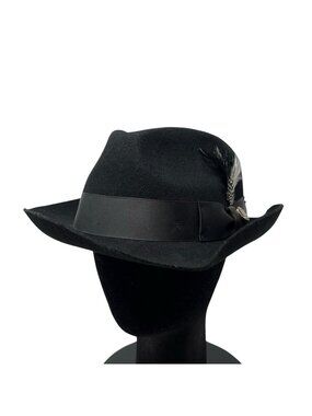 Bruno Capelo XL Hat Cap Australian Wool Fedora Teardrop Crown Fabio FB230 7 1/2